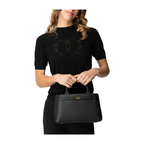 Elisabetta Franchi Borsa a mano Borsa Donna con placca logo UNI - Francavilla Moda
